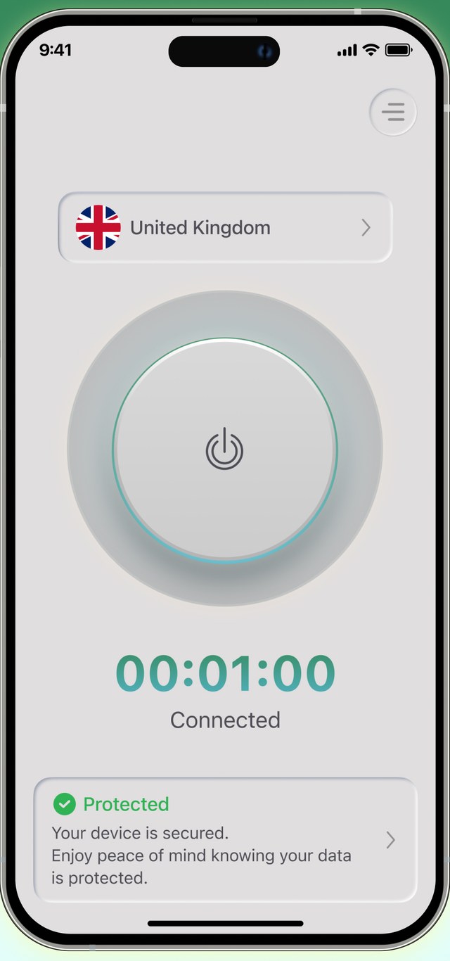 GateVPN connection screen